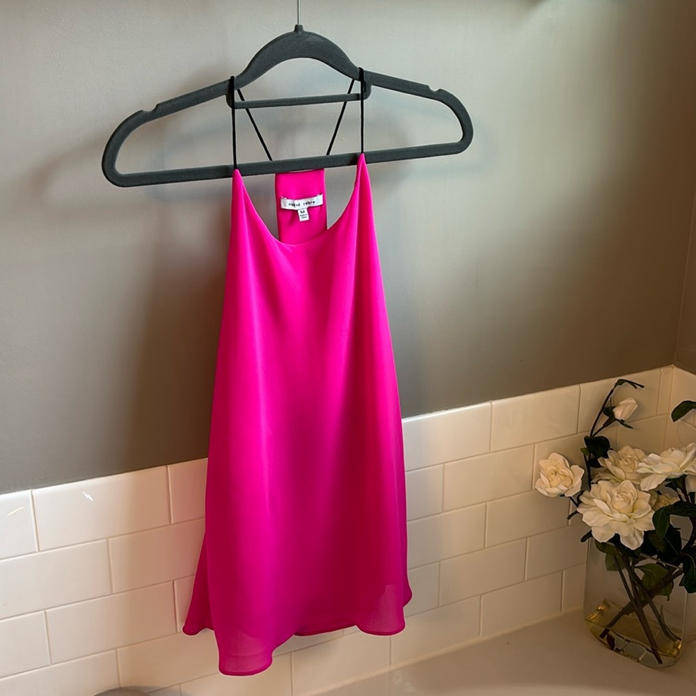 Electric pink top